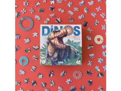 Puzzle - Dinos explorers / Objav dinosaura