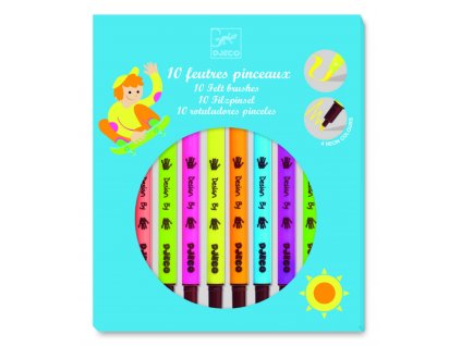 Obojstranné fixky - krikľavé farby (10ks)