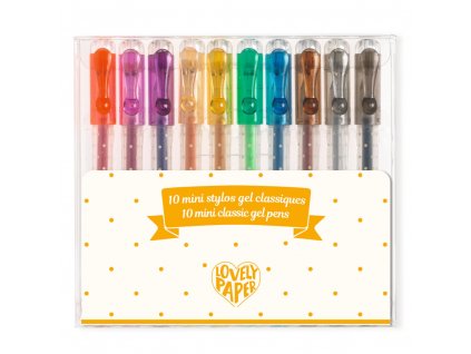 Mini gélové perá - Klasické farby