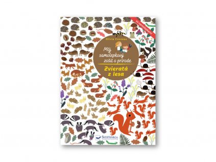 Zvieratá z lesa -  Samolepkový zošit