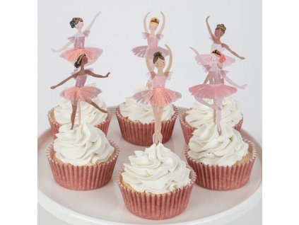 meri meri Ozdobná sada na cupcake - Ballerina