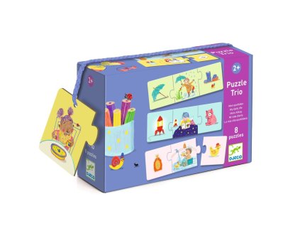 puzzle trio bimbi la mia vita quotidiana DJ08253 djeco