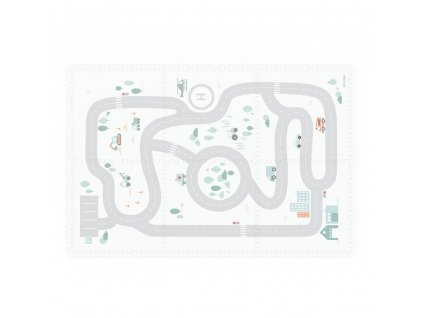 PlayandGo EEVAA roadmap foam playmat front side puzzle