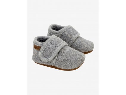 capacky z vlny enfant grey melange