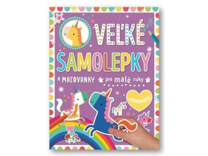 velke nalepky jednorozce