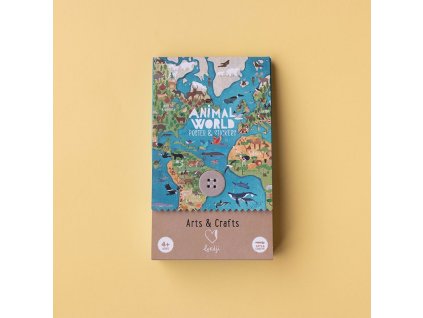 Animal World Poster & Stickers (12)