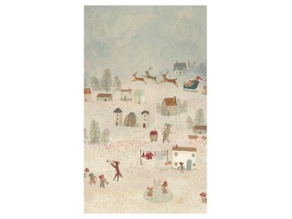 Vianočný papier - Santa is coming (10m)