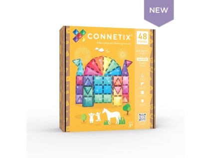 connetix glitter castle pack