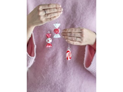 Vianočné ozdoby - Candies (3ks)