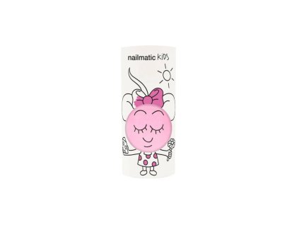 nailmatic kids dolly neon pink water based nail polish