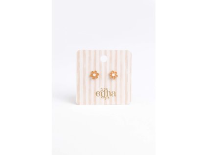 mrs ertha detske pozlatene nausnice pudrovy kvietok (2)