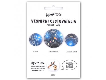 Odznaky Vesmírni cestovatelia