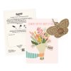 Hanger Butterfly on card Moederdag tekst EN