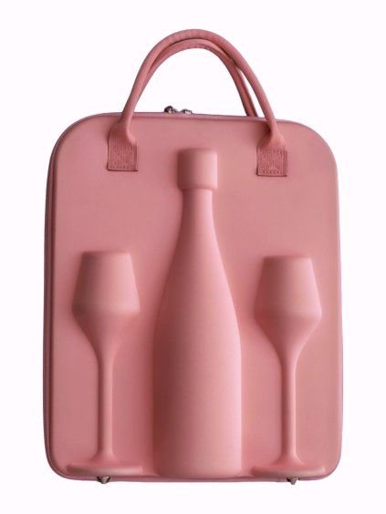 Kabelka na bubliny - starorůžová