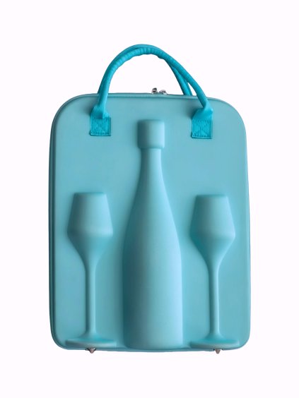 Kabelka na bubliny - modrá