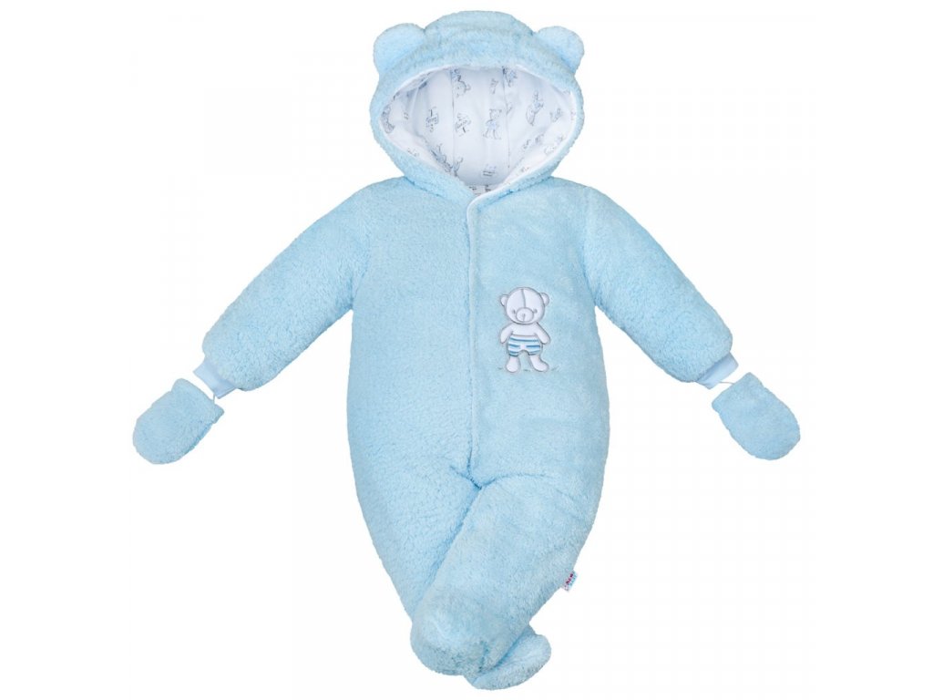 Zimná kombinézka New Baby Nice Bear modrá