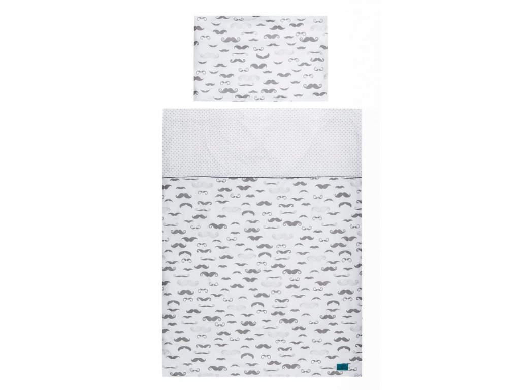 5-dielne posteľné obliečky Belisima Little Man 90/120 sivé