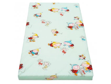 Detský penový matrac New Baby 120x60 zelený - rôzne obrázky