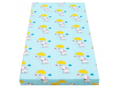 Detský matrac New Baby 120x60 molitan-kokos modrý rôzne obrázky