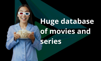 Huge database of movies and series