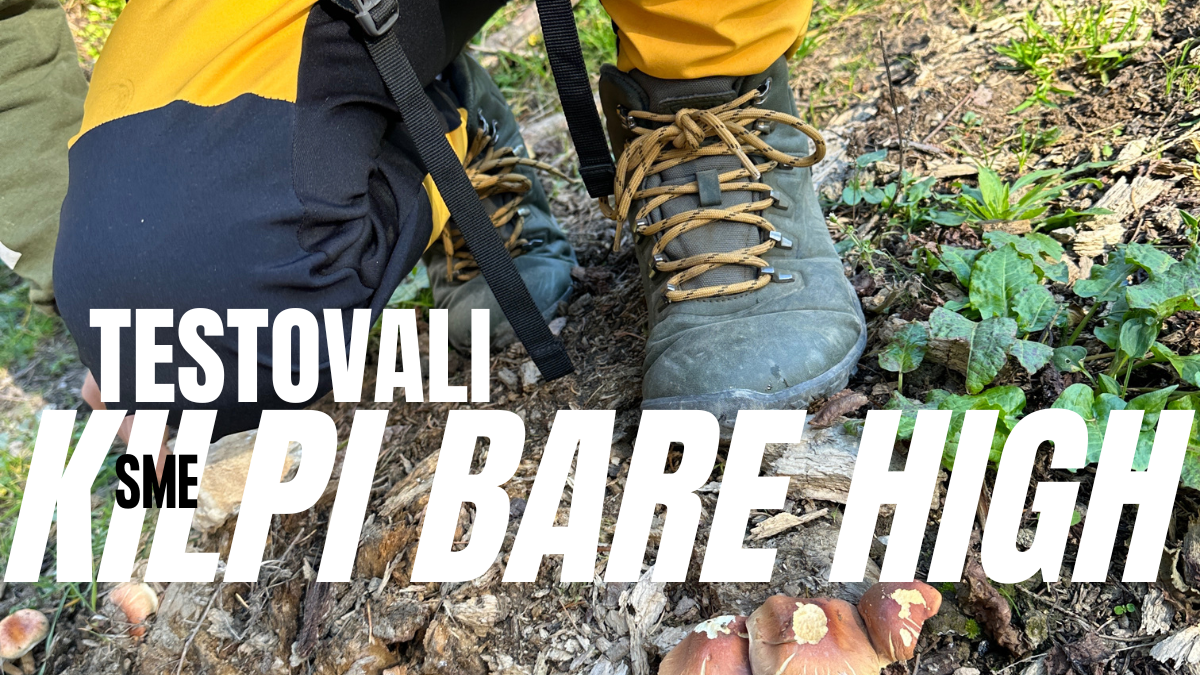 Test turistických barefoot topánok Kilpi BareHigh