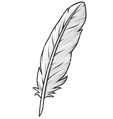 feather-vector-by-tribaliumvs-image-1028154-vectorstock-kT6QUs-clipart