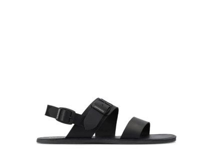 Dámske barefoot sandále Groundies Kos Black