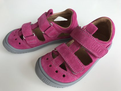 Filii Kožené sandálky pink/velour W