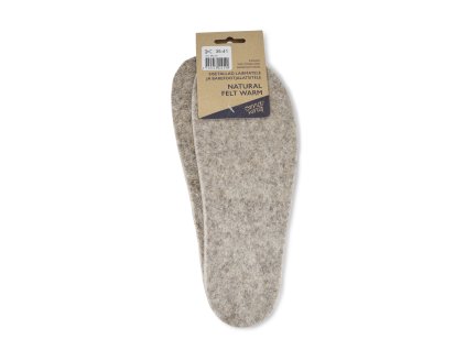 TB220 Natural felt warm barefoot sisetallad