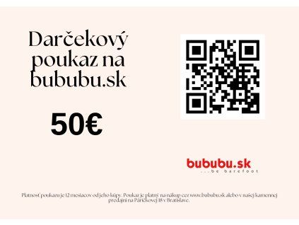Gift voucher for our online shop