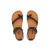 1099 2 damske barefoot sandaly cerna kozene aylla sulla shora pohled