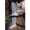 Tohkri Wool Grey – felt slippers with a flexible sole