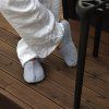 Tohkri Wool Grey – felt slippers with a flexible sole