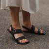 Groundies Kos Black women’s barefoot sandals