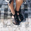 Groundies Catania Black barefoot sandals