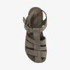 Groundies Catania Khaki barefoot sandals
