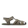 Groundies Catania Khaki barefoot sandals