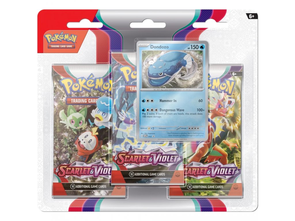 SV1 3x Blister Dondozo