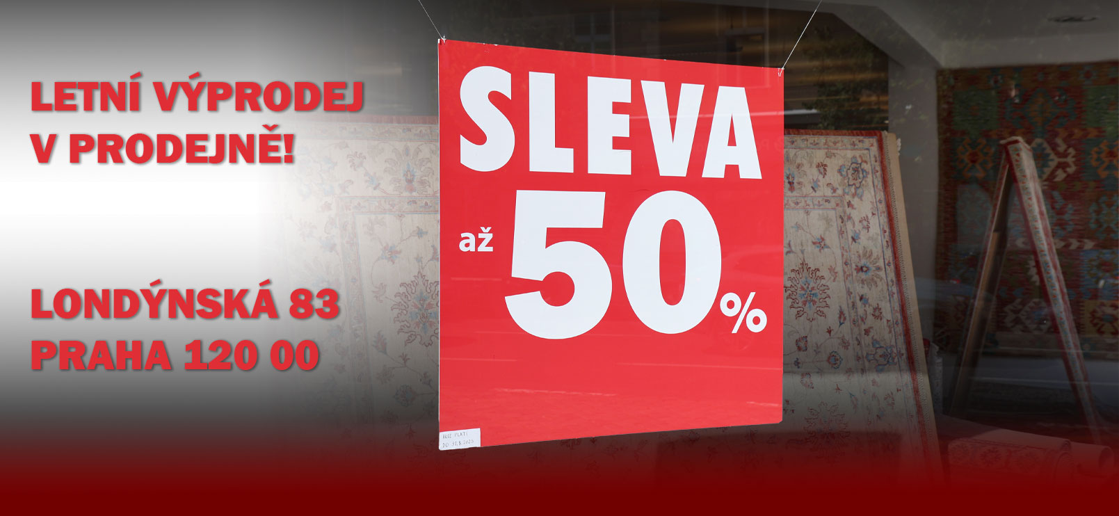 Letní výprodej v prodejně!