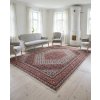 traditional swedish living room with persian rug