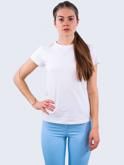 Bílé tričko basic Vasiliki (Velikost XL)