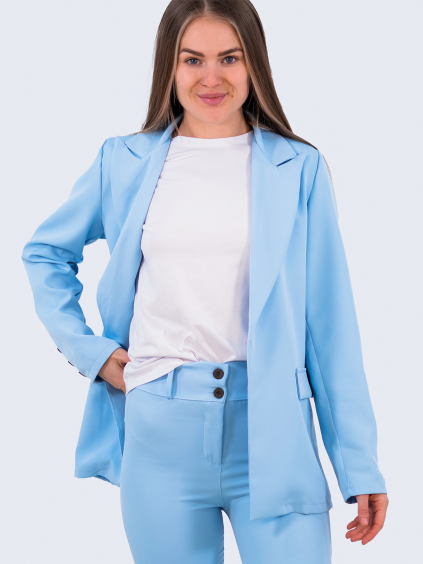 13985 1 svetle modry dvoudilny elegantni kostymek calypso