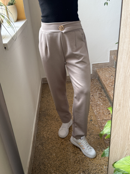 Kalhoty Dolly světle hnědé
