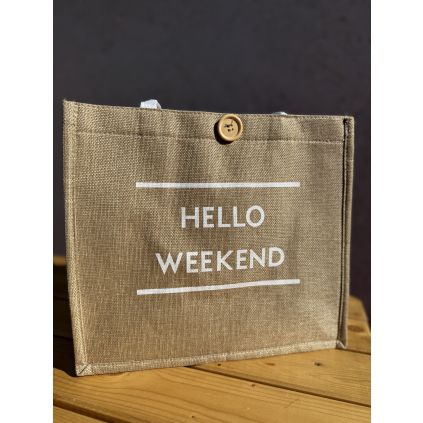 Elegantní taška přes rameno Hello weekend