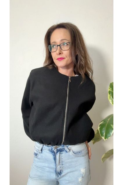 Bomber bunda černá