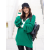svetr Size xs l, V výstřih, oversize, nižší postava může nosit jako šaty (9)