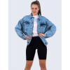Džínová bunda Leda - modrá (Velikost S)