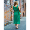 14221 1 midi plisovane saty vassillis zelene