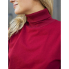 Vínová mikina Melina s rolákem (Velikost S-M)