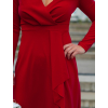 Červené elegantní šaty Selene (Velikost XXL-3XL)